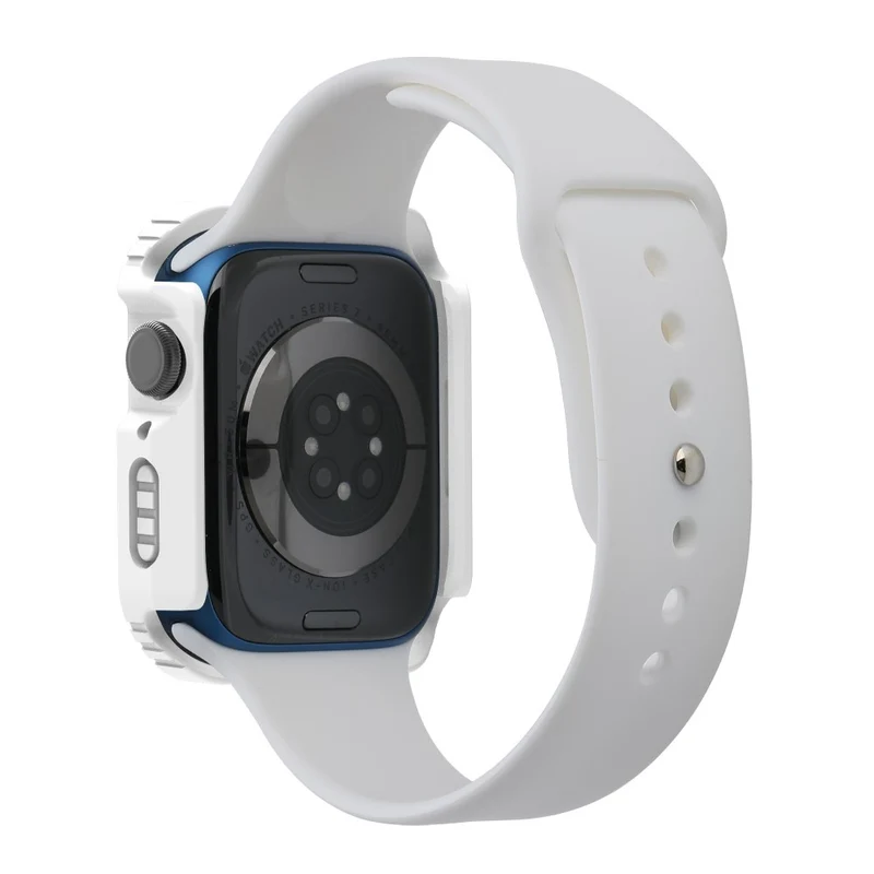 Schön Apple Smartwatch Universell Hülle mit Displayschutz in Plastik und Gehärtetes Glas