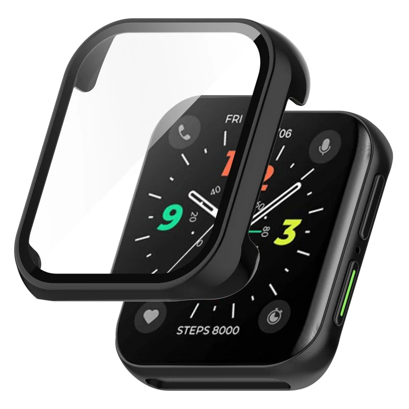 Auffallend Gut Oppo Watch 2 (46mm) Hülle mit Displayschutz in Plastik und Gehärtetes Glas