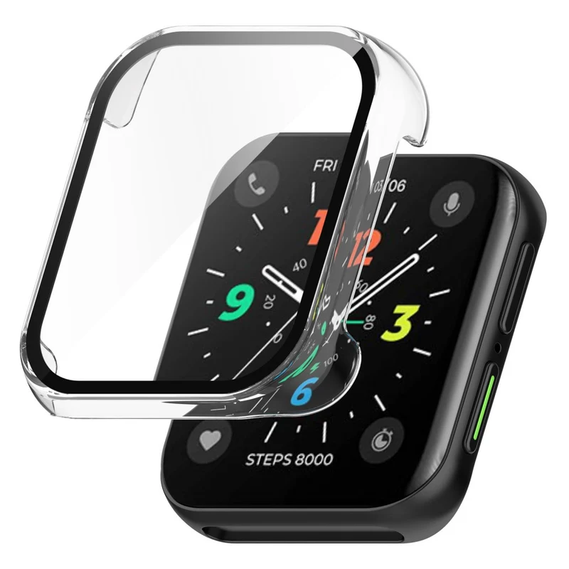 Auffallend Gut Oppo Watch 2 (46mm) Hülle mit Displayschutz in Plastik und Gehärtetes Glas