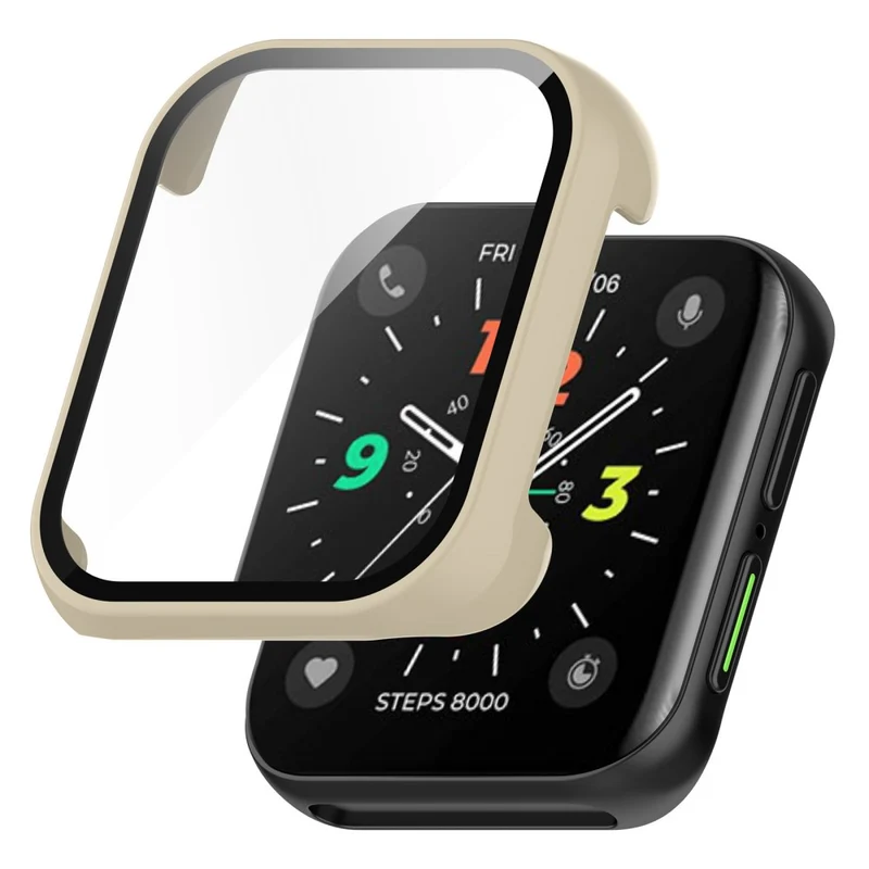 Auffallend Gut Oppo Watch 2 (46mm) Hülle mit Displayschutz in Plastik und Gehärtetes Glas