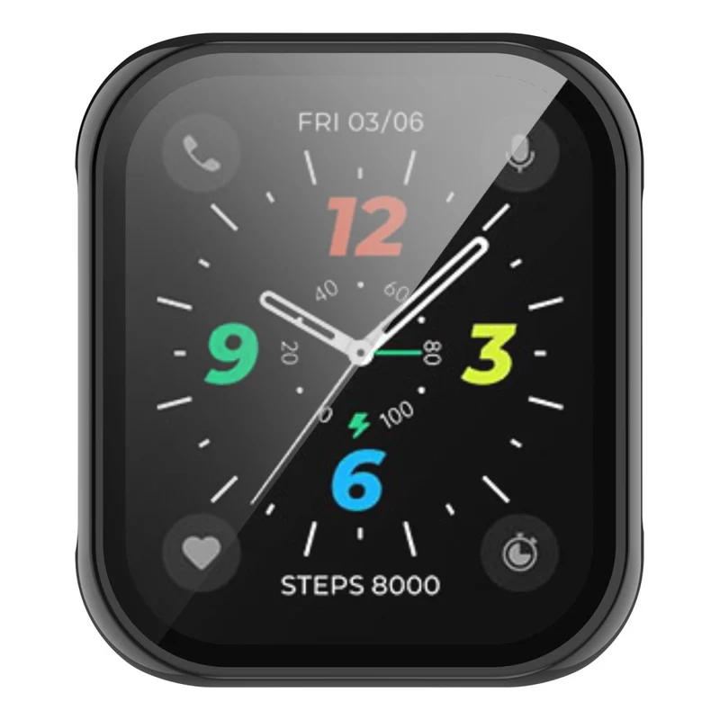 Auffallend Gut Oppo Watch 2 (46mm) Hülle mit Displayschutz in Plastik und Gehärtetes Glas