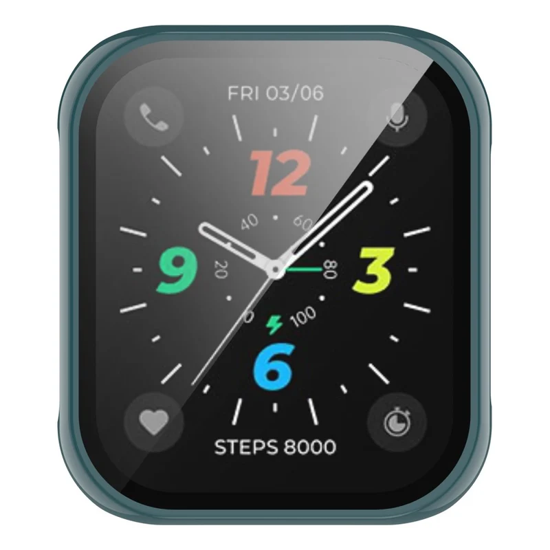 Auffallend Gut Oppo Watch 2 (46mm) Hülle mit Displayschutz in Plastik und Gehärtetes Glas