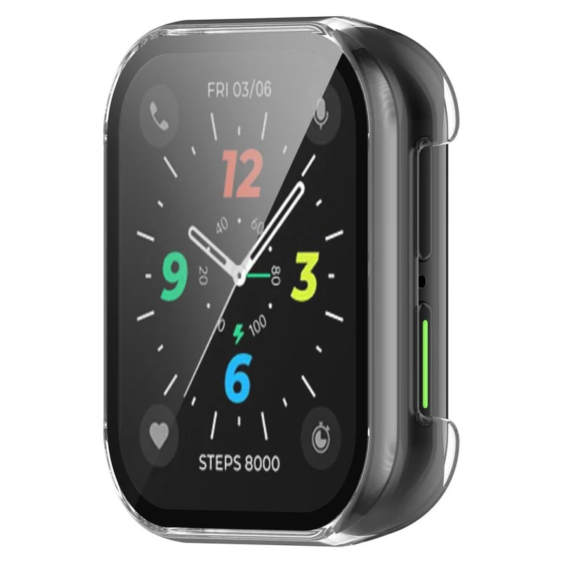 Auffallend Gut Oppo Watch 2 (46mm) Hülle mit Displayschutz in Plastik und Gehärtetes Glas