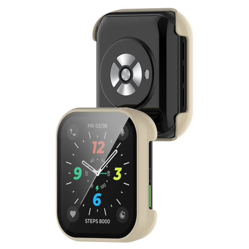 Auffallend Gut Oppo Watch 2 (46mm) Hülle mit Displayschutz in Plastik und Gehärtetes Glas
