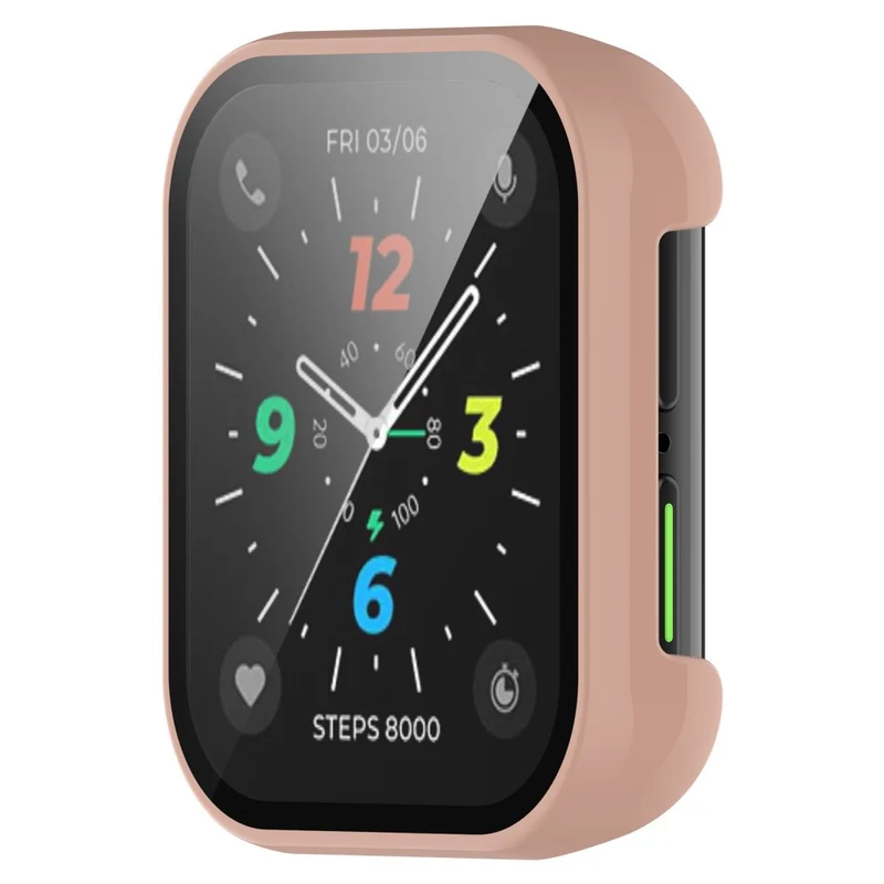 Auffallend Gut Oppo Watch 2 (46mm) Hülle mit Displayschutz in Plastik und Gehärtetes Glas