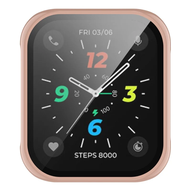 Auffallend Gut Oppo Watch 2 (46mm) Hülle mit Displayschutz in Plastik und Gehärtetes Glas