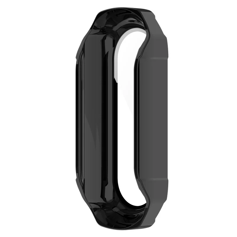 Schützend Xiaomi Mi Band 7 Hülle mit Displayschutz in Plastik und Gehärtetes Glas