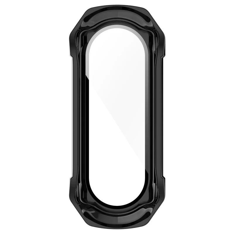 Schützend Xiaomi Mi Band 7 Hülle mit Displayschutz in Plastik und Gehärtetes Glas