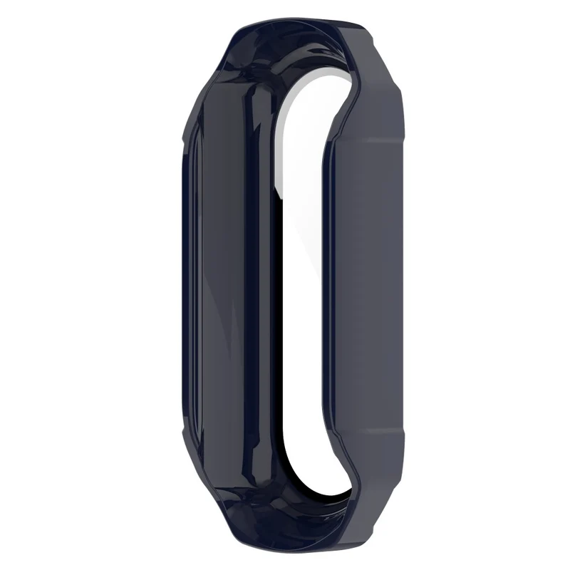 Schützend Xiaomi Mi Band 7 Hülle mit Displayschutz in Plastik und Gehärtetes Glas