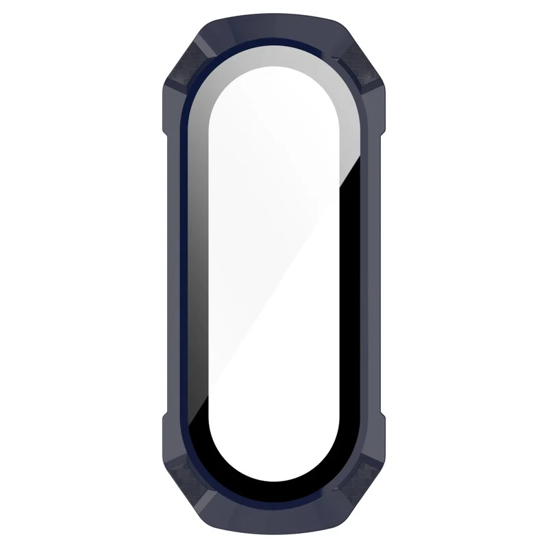 Schützend Xiaomi Mi Band 7 Hülle mit Displayschutz in Plastik und Gehärtetes Glas