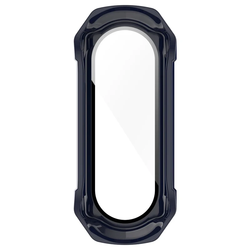 Schützend Xiaomi Mi Band 7 Hülle mit Displayschutz in Plastik und Gehärtetes Glas
