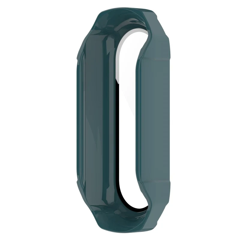 Schützend Xiaomi Mi Band 7 Hülle mit Displayschutz in Plastik und Gehärtetes Glas
