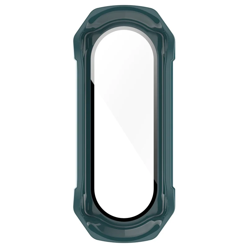 Schützend Xiaomi Mi Band 7 Hülle mit Displayschutz in Plastik und Gehärtetes Glas