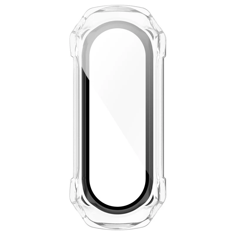 Schützend Xiaomi Mi Band 7 Hülle mit Displayschutz in Plastik und Gehärtetes Glas