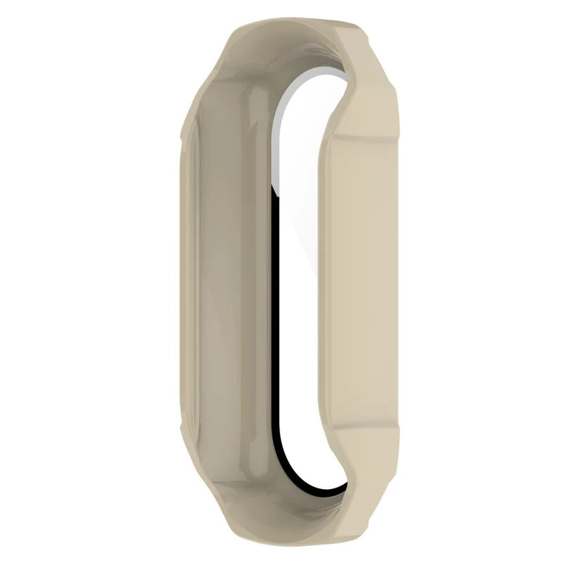 Schützend Xiaomi Mi Band 7 Hülle mit Displayschutz in Plastik und Gehärtetes Glas