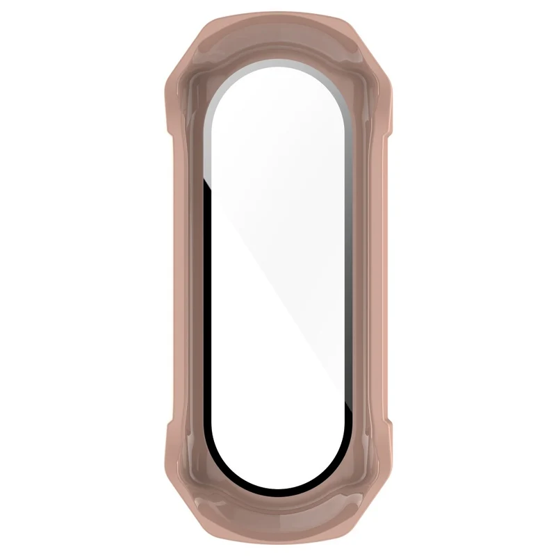 Schützend Xiaomi Mi Band 7 Hülle mit Displayschutz in Plastik und Gehärtetes Glas