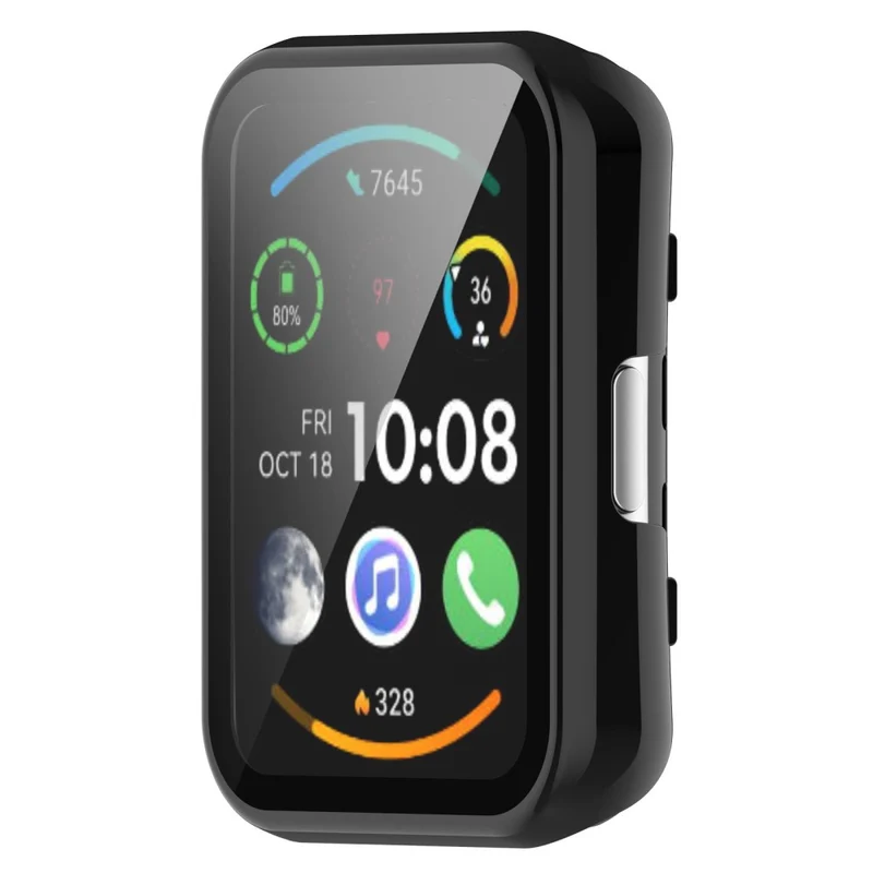 Auffallend Gut Huawei Watch Fit 2 Hülle mit Displayschutz in Plastik und Gehärtetes Glas