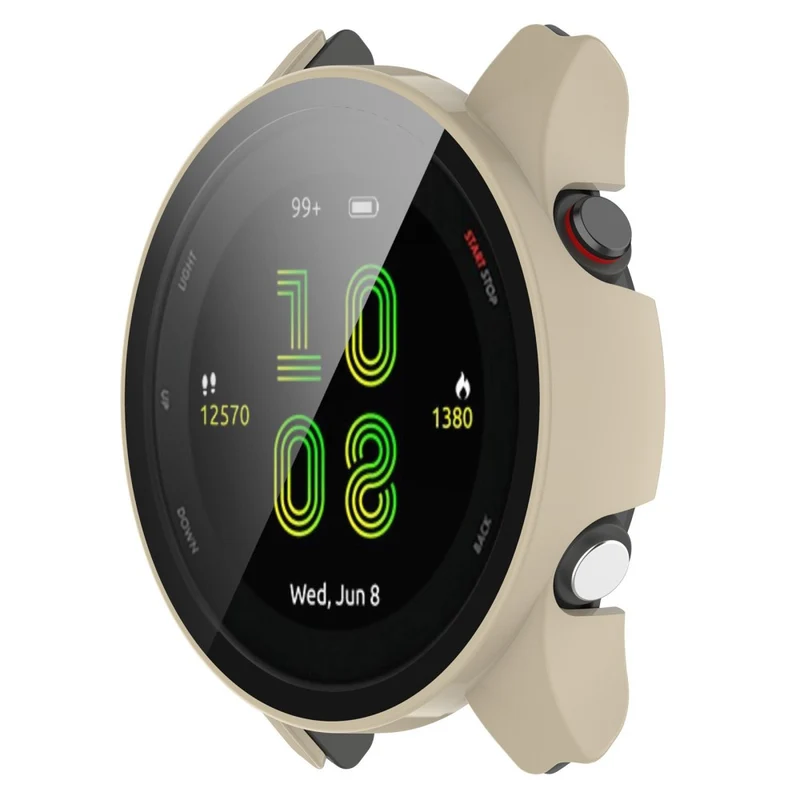 Unglaublich Schön Garmin Forerunner 255 Hülle mit Displayschutz in Plastik und Gehärtetes Glas