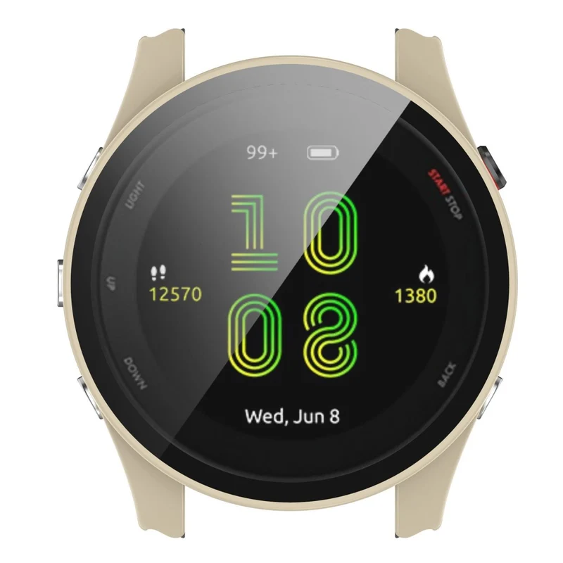 Unglaublich Schön Garmin Forerunner 255 Hülle mit Displayschutz in Plastik und Gehärtetes Glas