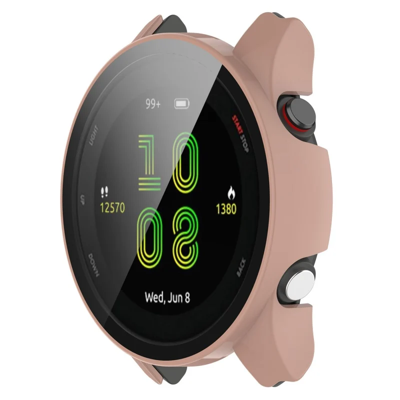 Unglaublich Schön Garmin Forerunner 255 Hülle mit Displayschutz in Plastik und Gehärtetes Glas