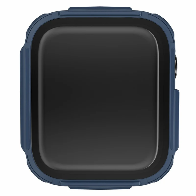 Mega Gut Apple Watch Series 7 45mm Hülle mit Displayschutz in Plastik und Gehärtetes Glas