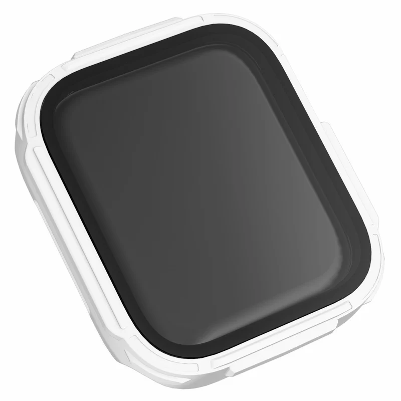 Mega Gut Apple Watch Series 7 45mm Hülle mit Displayschutz in Plastik und Gehärtetes Glas
