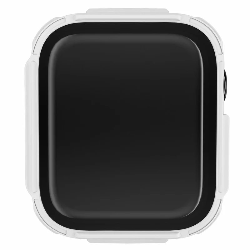 Mega Gut Apple Watch Series 7 45mm Hülle mit Displayschutz in Plastik und Gehärtetes Glas