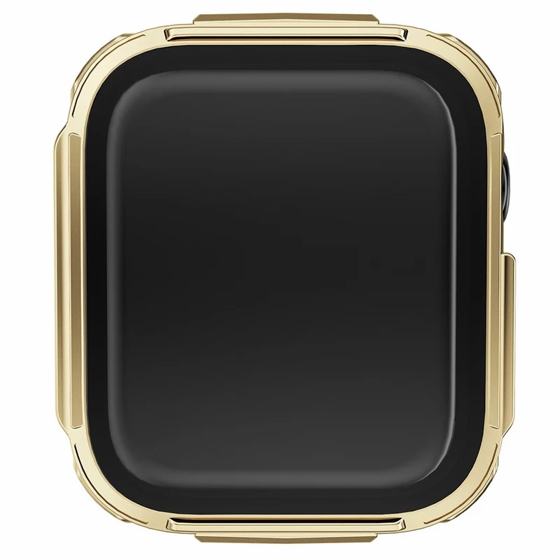Mega Gut Apple Watch Series 7 45mm Hülle mit Displayschutz in Plastik und Gehärtetes Glas
