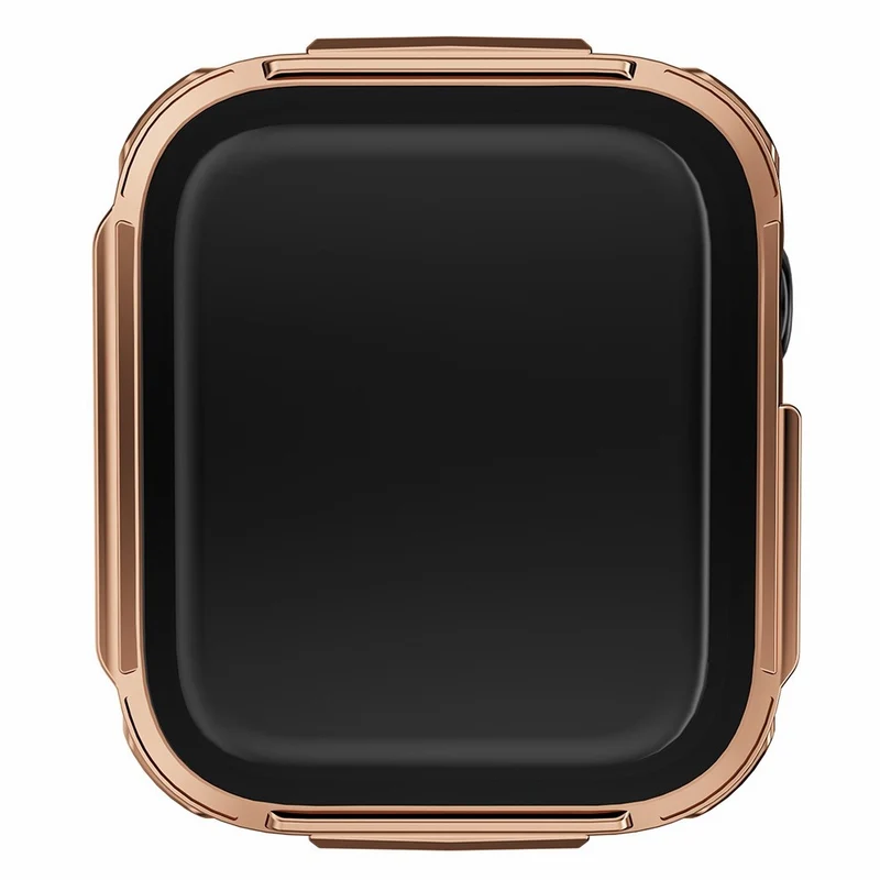 Mega Gut Apple Watch Series 7 45mm Hülle mit Displayschutz in Plastik und Gehärtetes Glas
