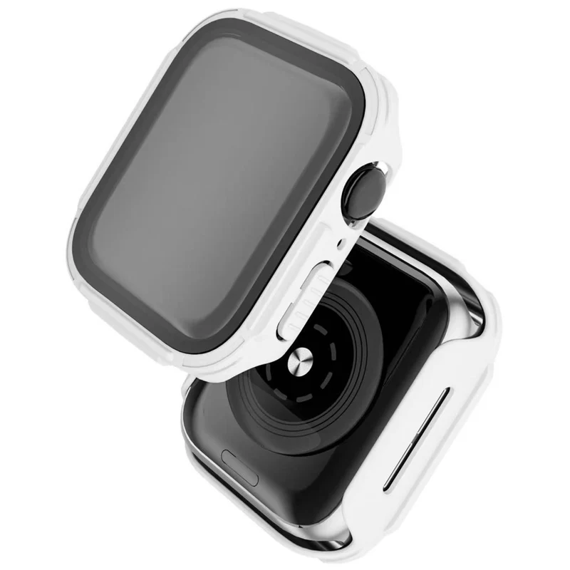 Absolut Schön Apple Smartwatch Universell Hülle mit Displayschutz in Plastik und Gehärtetes Glas