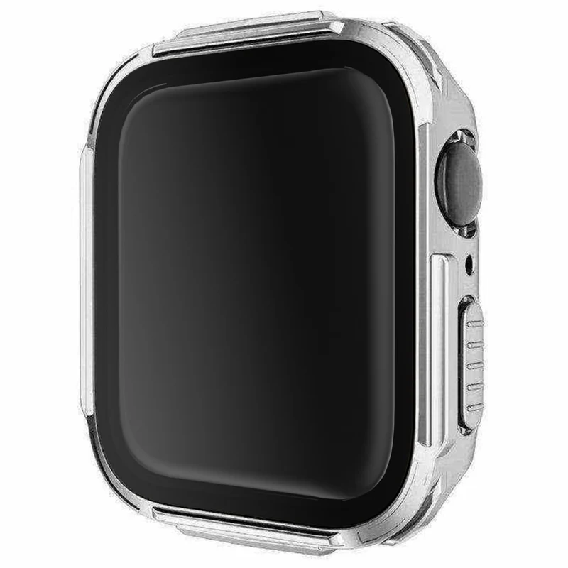 Absolut Schön Apple Smartwatch Universell Hülle mit Displayschutz in Plastik und Gehärtetes Glas