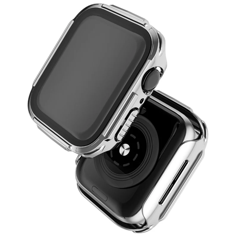 Absolut Schön Apple Smartwatch Universell Hülle mit Displayschutz in Plastik und Gehärtetes Glas