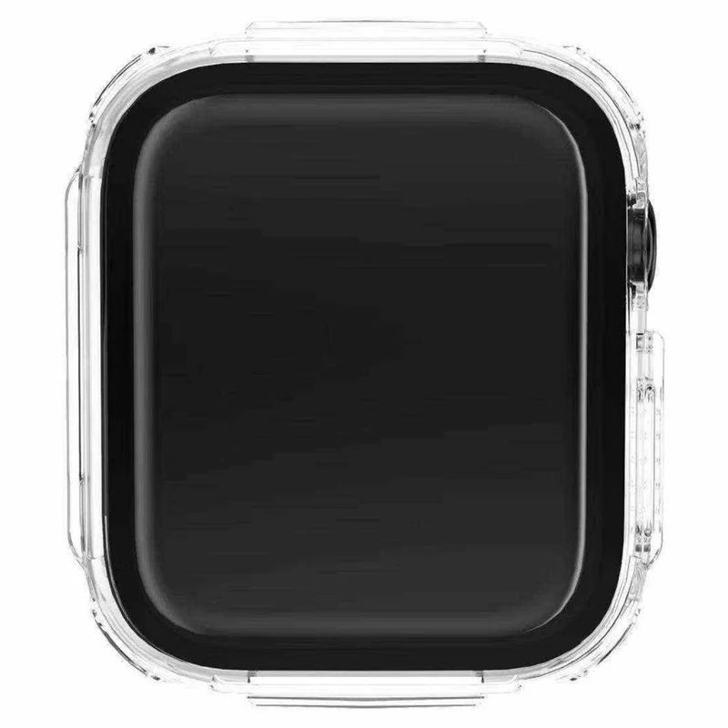 Supersauber Apple Smartwatch Universell Hülle mit Displayschutz in Plastik und Gehärtetes Glas