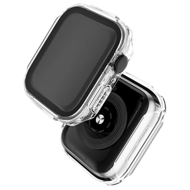 Supersauber Apple Smartwatch Universell Hülle mit Displayschutz in Plastik und Gehärtetes Glas
