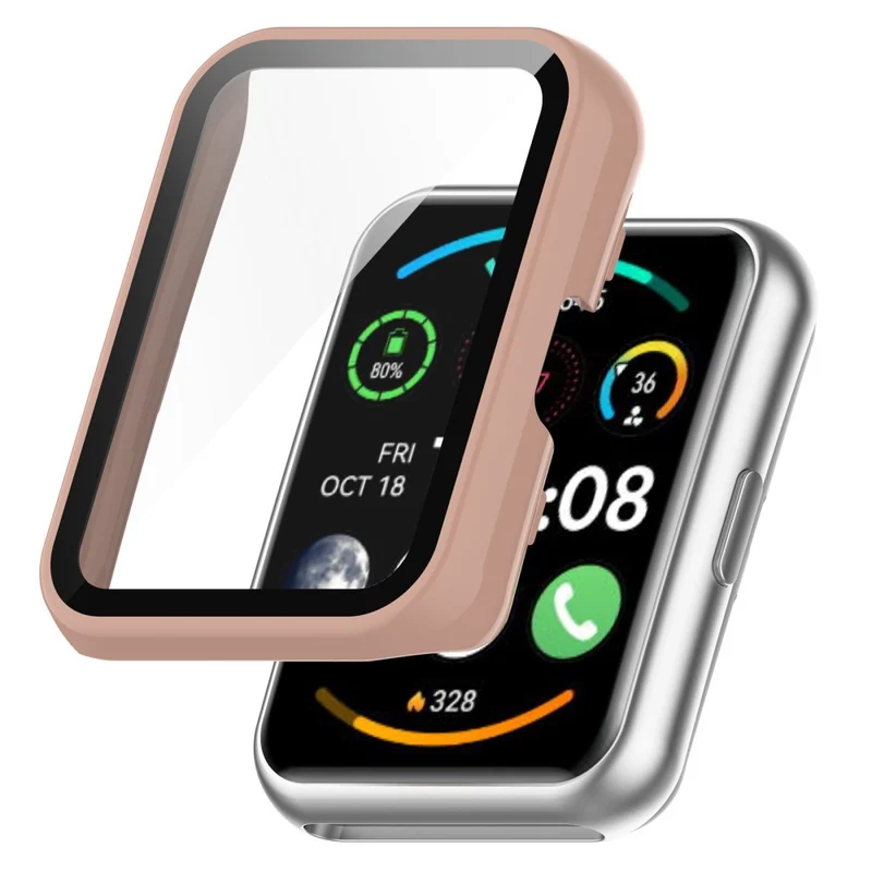 Absolut Gut Oppo Watch Free Hülle mit Displayschutz in Plastik und Gehärtetes Glas