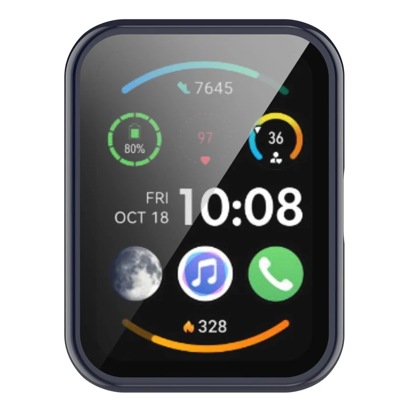 Absolut Gut Oppo Watch Free Hülle mit Displayschutz in Plastik und Gehärtetes Glas