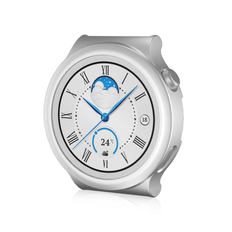 Super Schön Huawei Watch GT 3 Pro 43mm Hülle mit Displayschutz in Gehärtetes Glas
