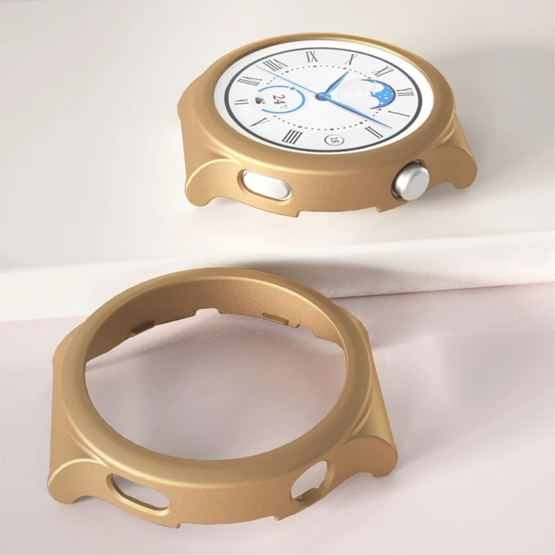 Super Schön Huawei Watch GT 3 Pro 43mm Hülle mit Displayschutz in Gehärtetes Glas