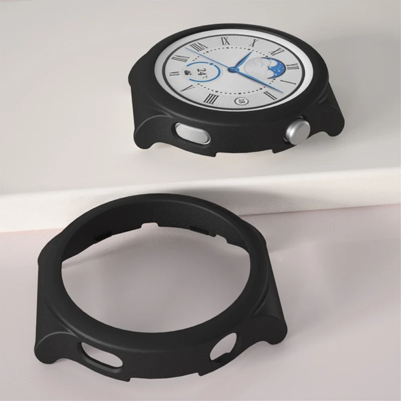 Super Schön Huawei Watch GT 3 Pro 43mm Hülle mit Displayschutz in Gehärtetes Glas