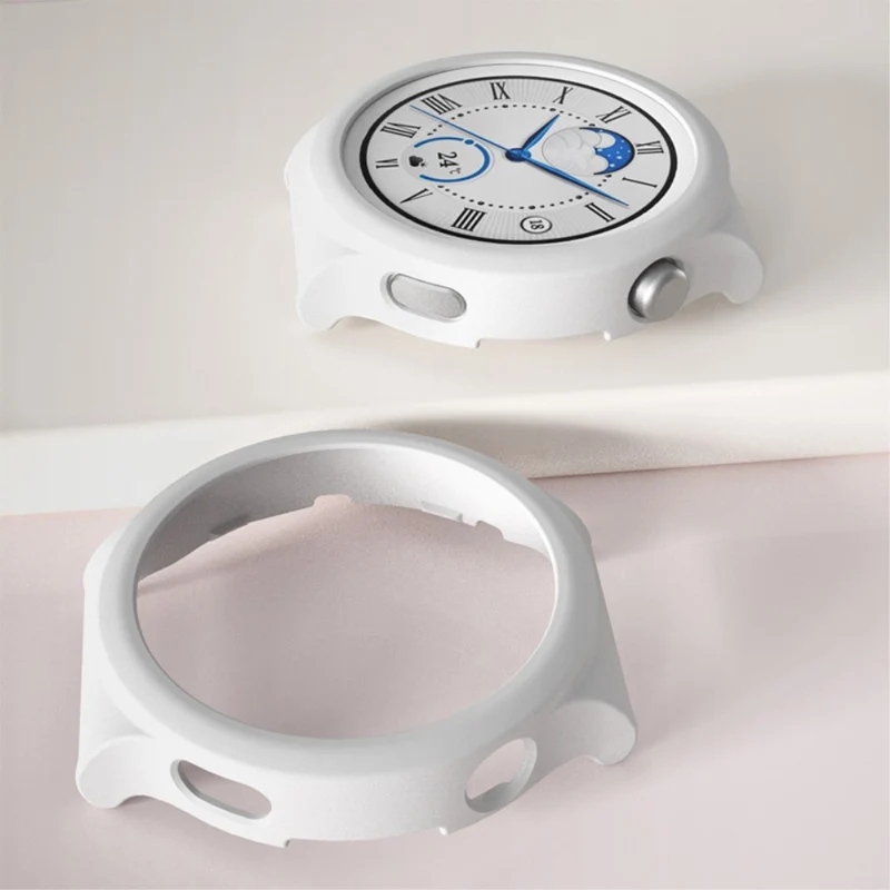 Super Schön Huawei Watch GT 3 Pro 43mm Hülle mit Displayschutz in Gehärtetes Glas