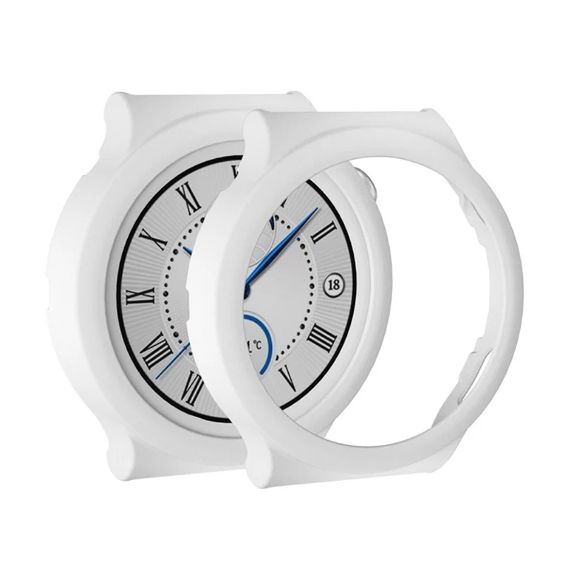 Super Schön Huawei Watch GT 3 Pro 43mm Hülle mit Displayschutz in Gehärtetes Glas