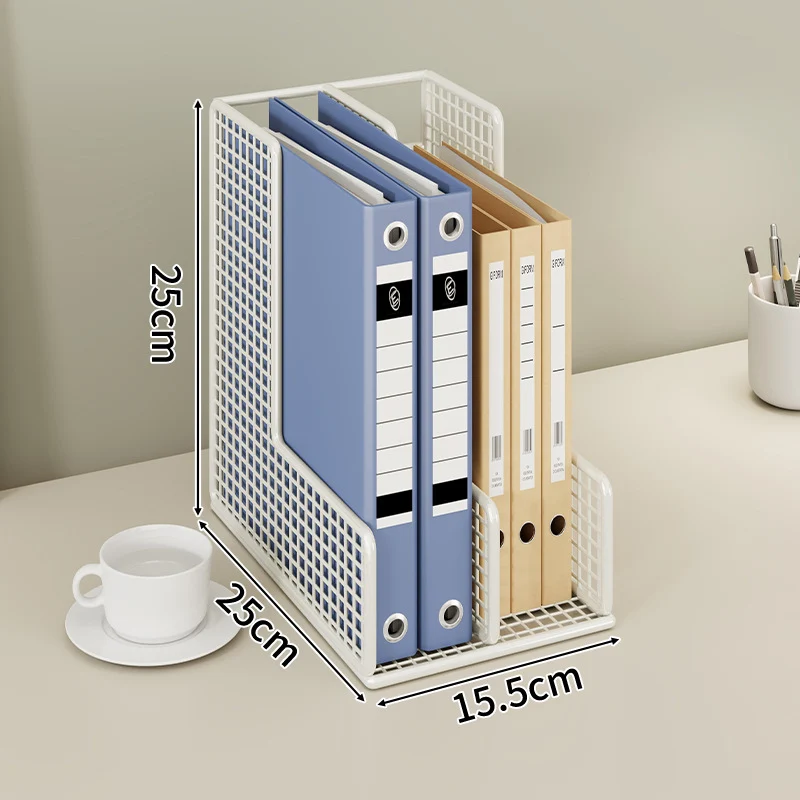 Mesh Grid Desktop-Datei-Organisator mit verstellbaren vertikalen Trennwänden