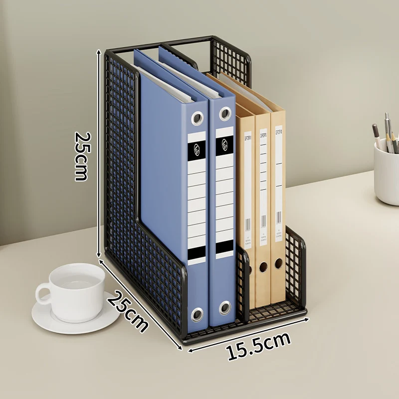 Mesh Grid Desktop-Datei-Organisator mit verstellbaren vertikalen Trennwänden