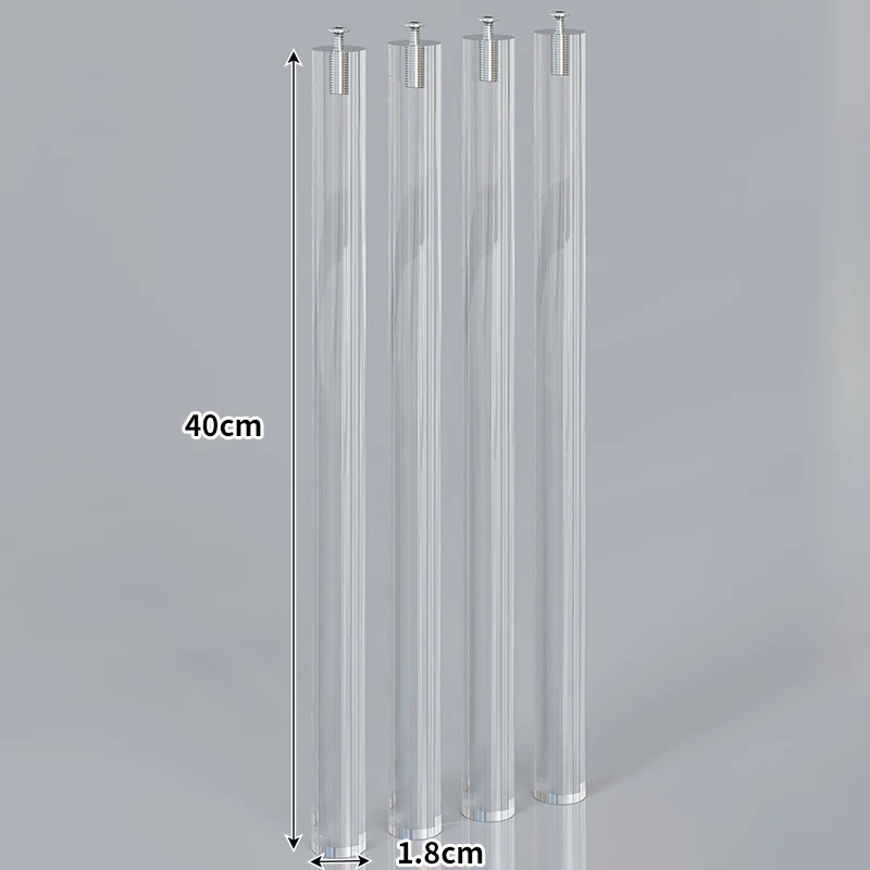 Große wandmontierte klare Acryl schwimmende Anzeige-Regalplatte mit vorgebohrten Abstandshaltern
