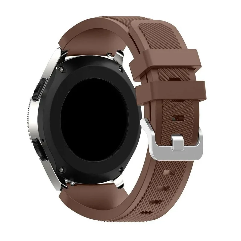 Oppo Watch S Twill Silikonarmband (Braun)