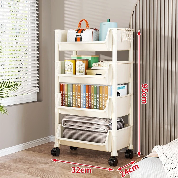 Kompakte Zwei-Ebenen Roll-Werkstattwagen mit tiefen abnehmbaren Plastikbehältern