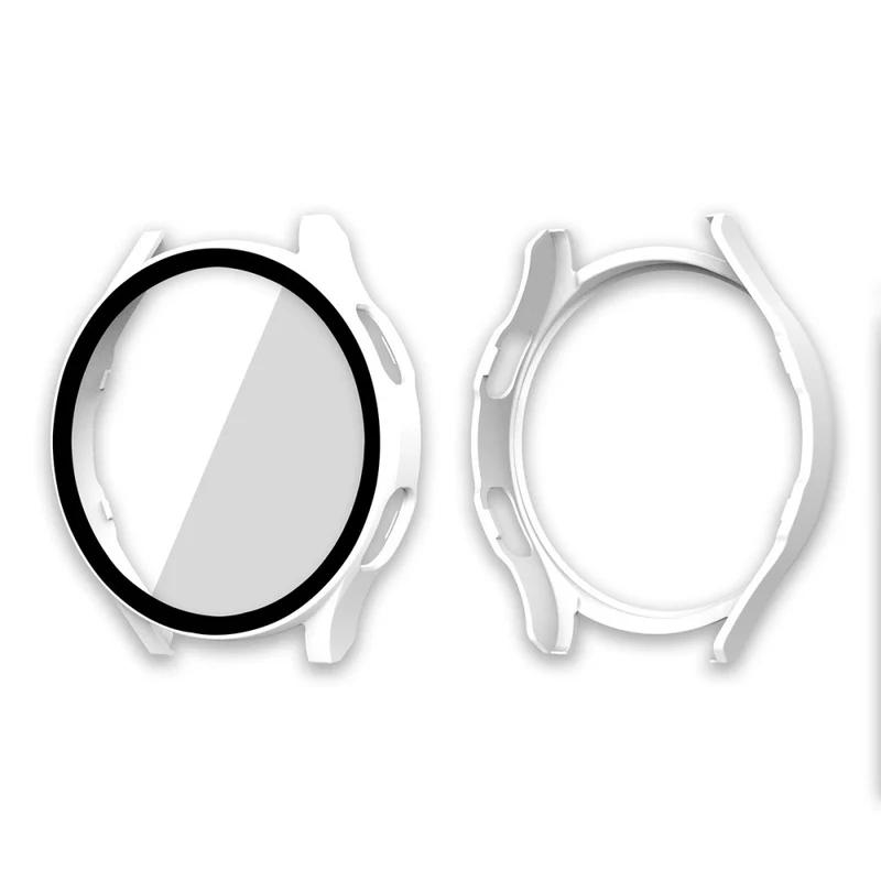 Super Gut Samsung Galaxy Watch 4 (40mm) Hülle mit Displayschutz in Plastik und Gehärtetes Glas