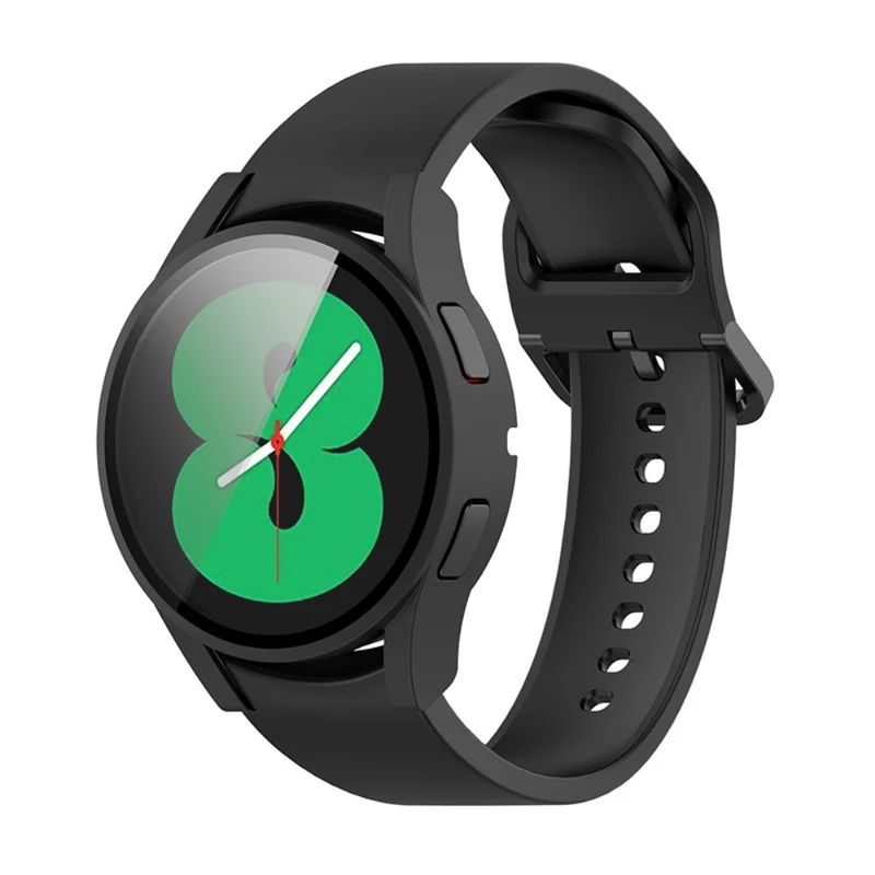 Großartig Samsung Galaxy Watch 4 (40mm) Hülle mit Displayschutz in Plastik und Gehärtetes Glas