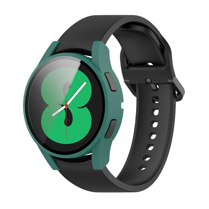 Großartig Samsung Galaxy Watch 4 (40mm) Hülle mit Displayschutz in Plastik und Gehärtetes Glas