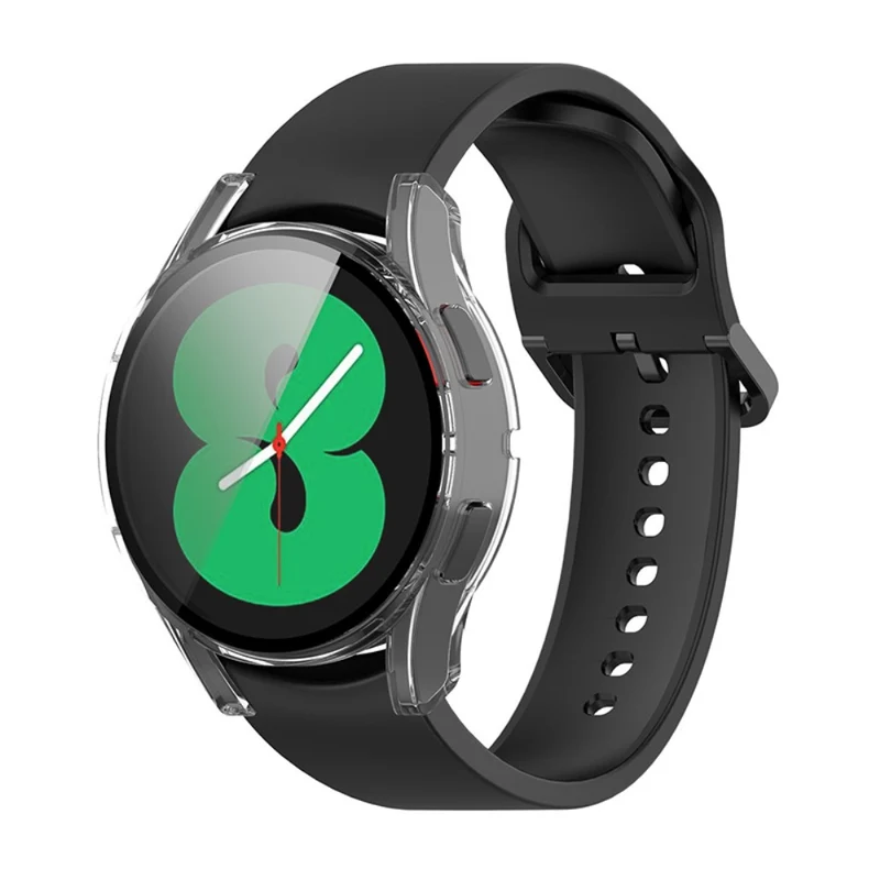 Großartig Samsung Galaxy Watch 4 (40mm) Hülle mit Displayschutz in Plastik und Gehärtetes Glas